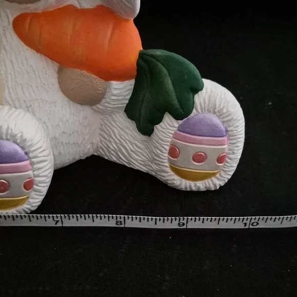 Vintage easter handpainted bears bunnies with honey decoration - Picture 6 of 7